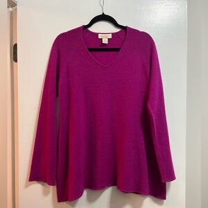 Peck & Peck 100% Cashmere Long Sleeve Sweater
